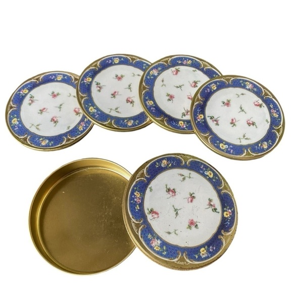 MMA metropolitan museum of art, England, elite coasters, Sevres design 1771 - Picture 1 of 5